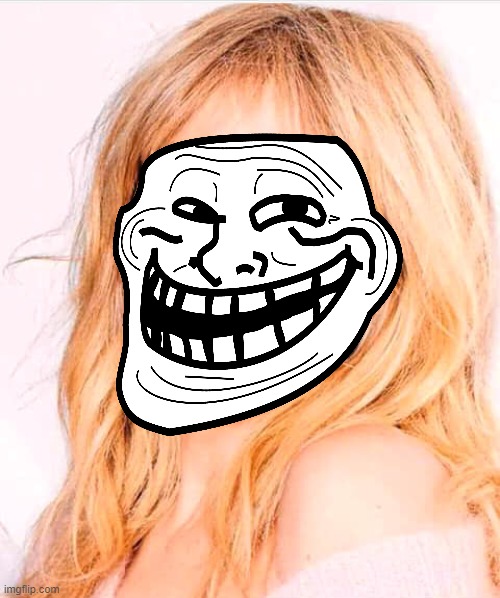 Kylie troll face Blank Meme Template