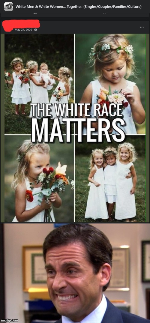 Speaking as a white person, the use of these cute innocent kids to promote Nazi ideology offends me | image tagged in cringe | made w/ Imgflip meme maker