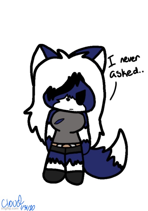 Chibi cloudy. | made w/ Imgflip meme maker