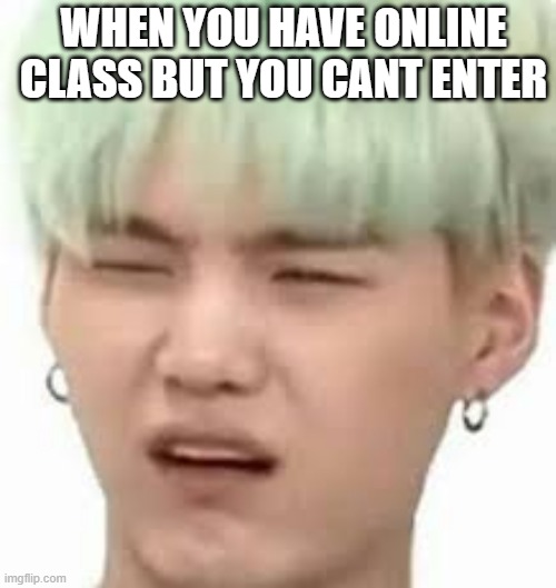 OnLiNe ClAsS | WHEN YOU HAVE ONLINE CLASS BUT YOU CANT ENTER | image tagged in army | made w/ Imgflip meme maker