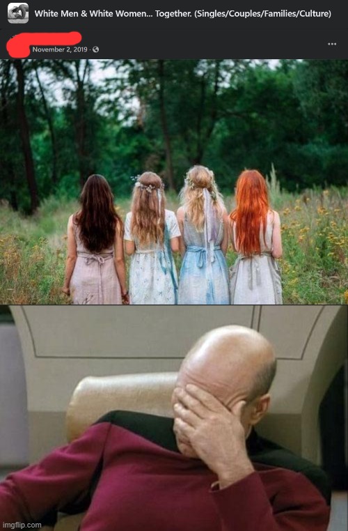 stahp trying to make "hair color is diversity!" happen. It's not. So, bald Picard facepalm sounds apropos | image tagged in memes,captain picard facepalm | made w/ Imgflip meme maker