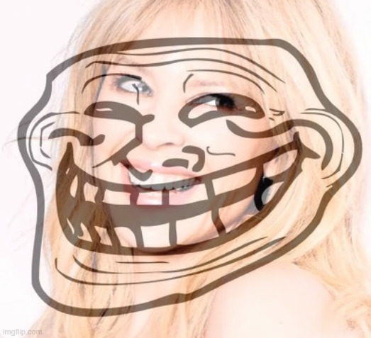 Kylie trollface 3 Blank Meme Template
