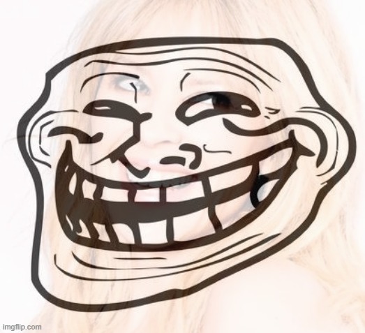 image tagged in kylie trollface 4 | made w/ Imgflip meme maker