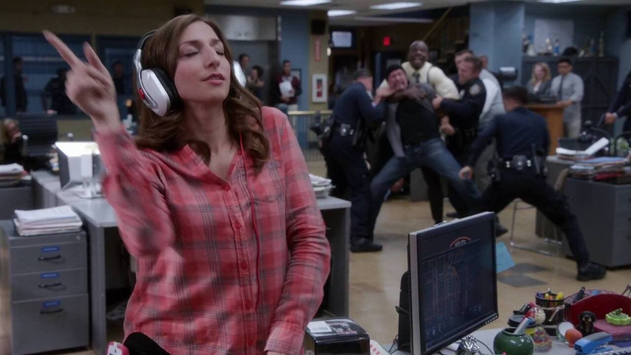 Gina unbothered headphones meme Blank Meme Template