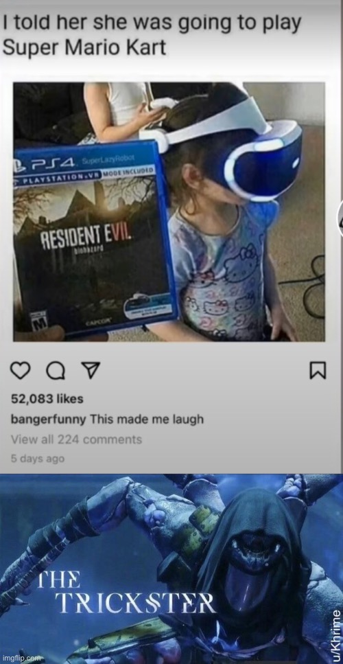 Mario | image tagged in memes,the trickster,mario,resident evil | made w/ Imgflip meme maker