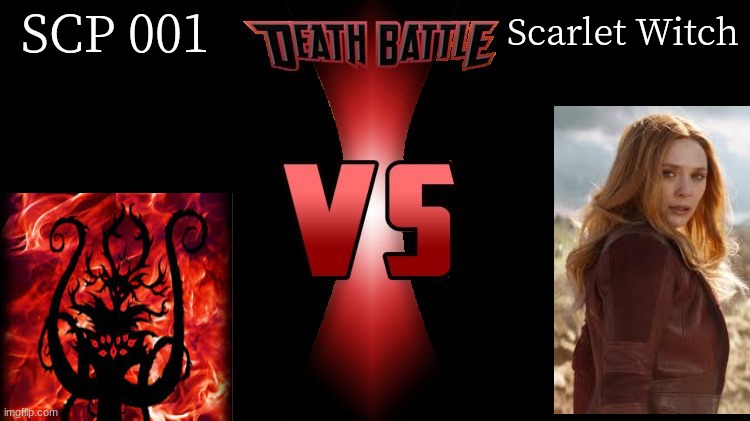 World-Ending Battle | Scarlet Witch; SCP 001 | image tagged in magic,sorcery,scp,mcu,mutant | made w/ Imgflip meme maker