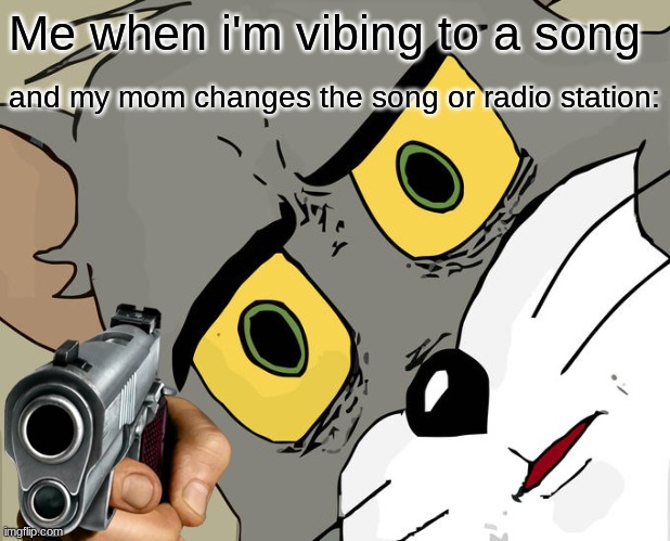 Unsettled Tom Meme | Me when i'm vibing to a song; and my mom changes the song or radio station: | image tagged in memes,unsettled tom,vibing,music,radio station,mom | made w/ Imgflip meme maker