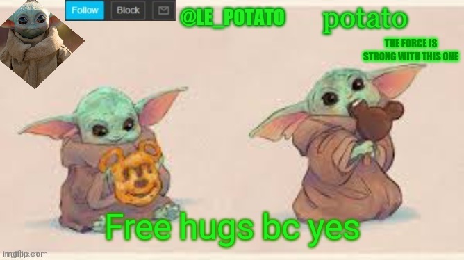 ^w^ | Free hugs bc yes | made w/ Imgflip meme maker