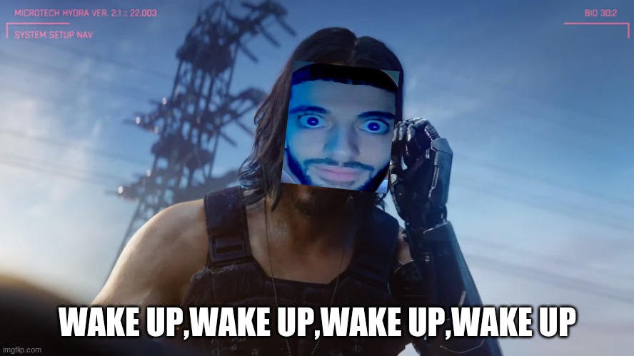 Wake theup samurai Imgflip
