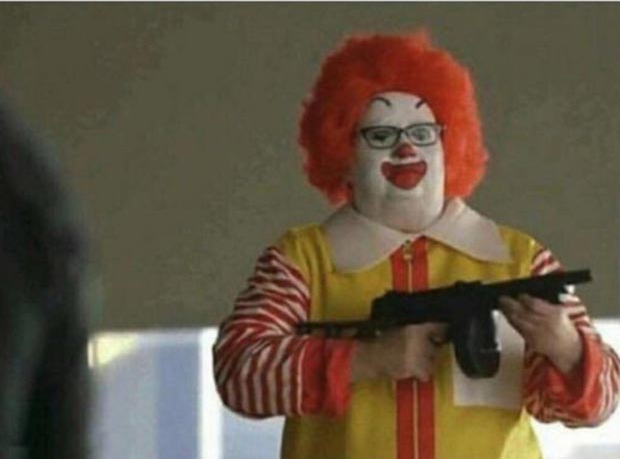 McDonald Gun Blank Meme Template