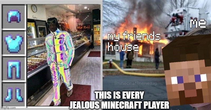 MiNeCrAfT iS cOnFuSiNg #3 | THIS IS EVERY JEALOUS MINECRAFT PLAYER | image tagged in minecraft,diamonds,one does not simply | made w/ Imgflip meme maker
