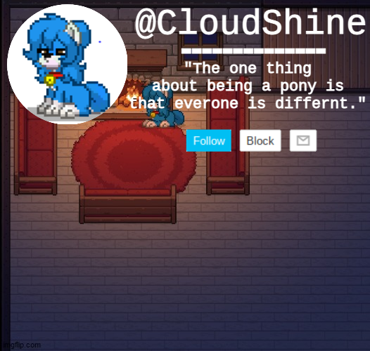 High Quality Clouds pony town temp Blank Meme Template