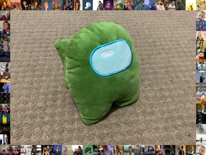 Among Us Plushie Reveal! | image tagged in among us | made w/ Imgflip meme maker