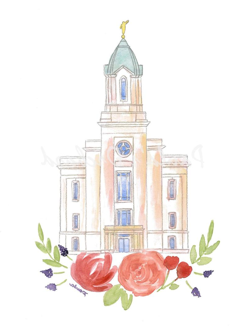 High Quality cedar city temple Blank Meme Template