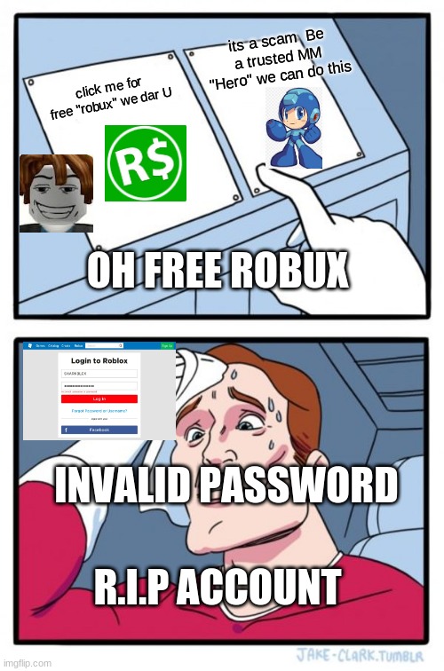 FRI robux Scam (: - Imgflip