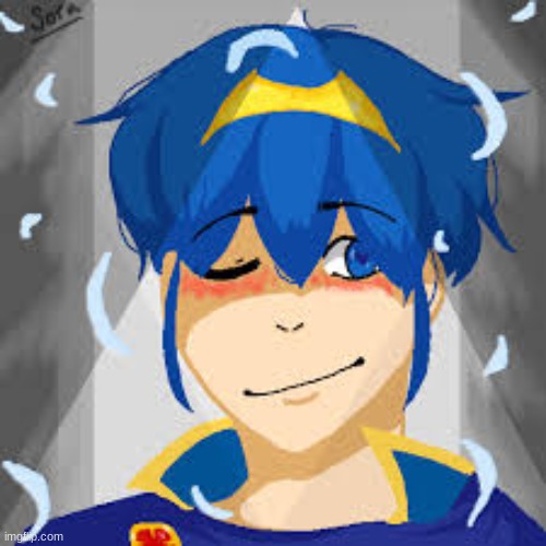 Old drawing of Marth from 2020 hhhah | made w/ Imgflip meme maker