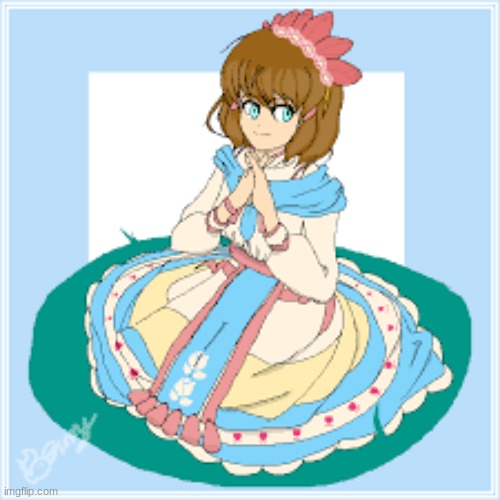 my online bro drew mist for me on Pixilart | image tagged in sunny you're so epic | made w/ Imgflip meme maker