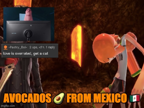 AVOCADOS 🥑 FROM MEXICO 🇲🇽 | image tagged in lol 3 | made w/ Imgflip meme maker