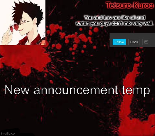 New announcement temp | made w/ Imgflip meme maker