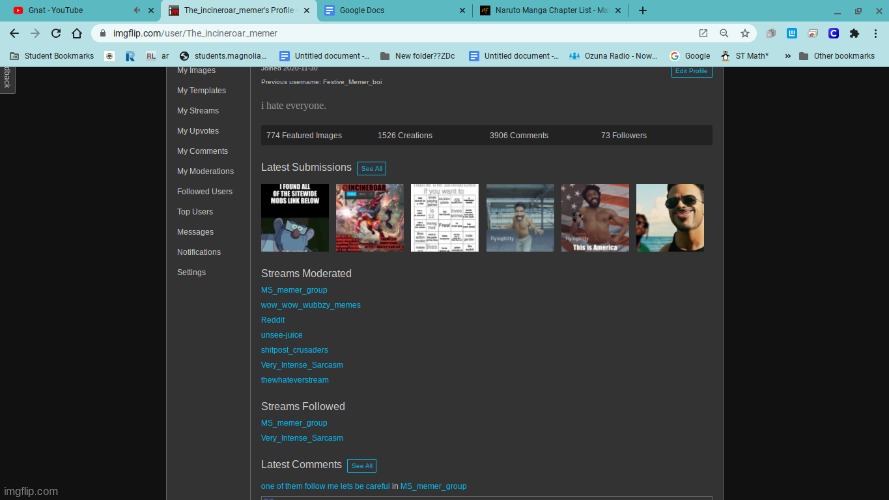 set up reveal imgflip youtube docs and manga | made w/ Imgflip meme maker