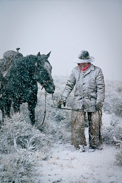 High Quality winter cowboy Blank Meme Template