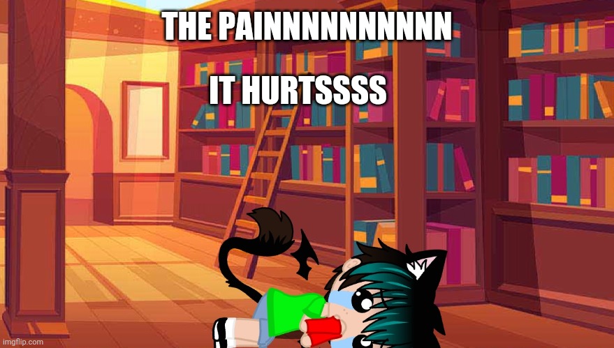 Why is it painful like this TmT | THE PAINNNNNNNNNN; IT HURTSSSS | made w/ Imgflip meme maker