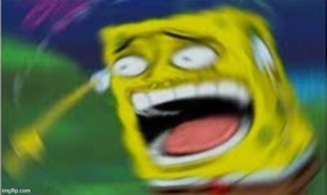 Laughing Spongebob | image tagged in laughing spongebob | made w/ Imgflip meme maker