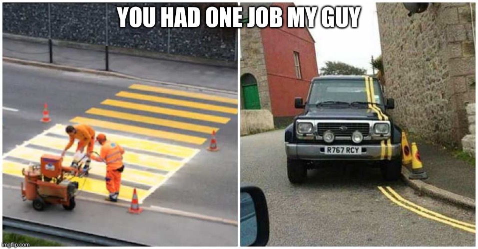 You had one job my guy | YOU HAD ONE JOB MY GUY | image tagged in you had one job,funny,fun | made w/ Imgflip meme maker