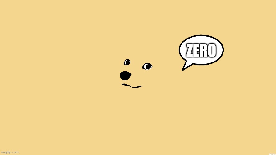 DOGEkarenZero | ZERO | image tagged in doge | made w/ Imgflip meme maker