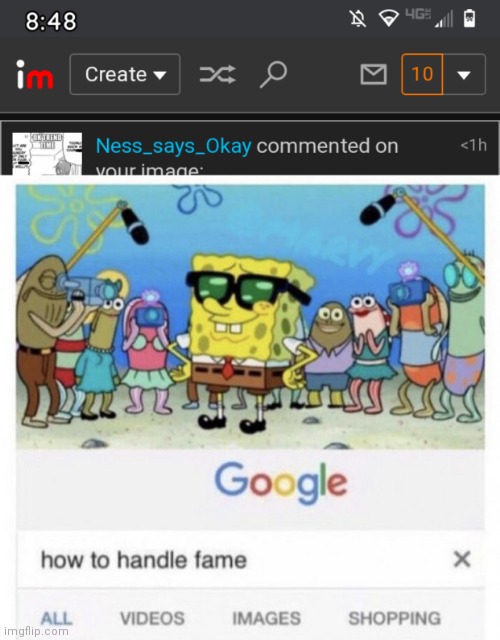 Inspired by Osuki-ai | image tagged in how to handle fame | made w/ Imgflip meme maker