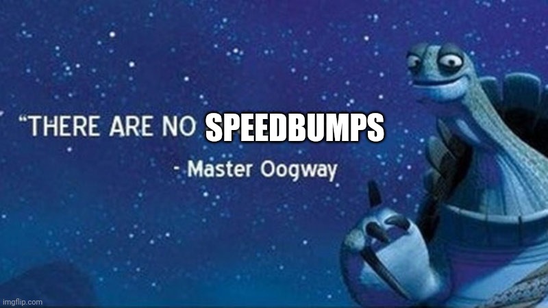 There are no accidents | SPEEDBUMPS | image tagged in there are no accidents | made w/ Imgflip meme maker