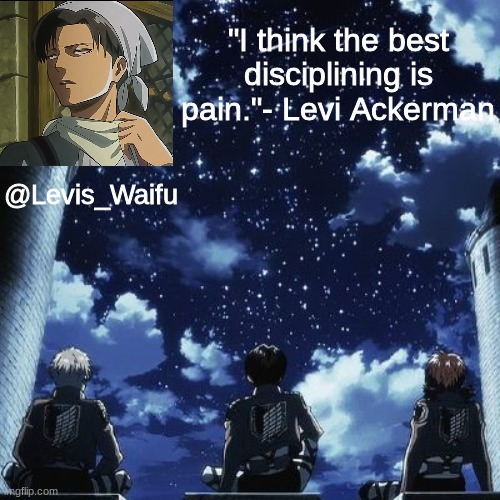 Levis_Waifu announcement template Blank Meme Template