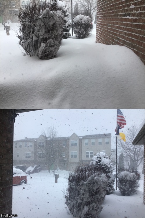 Pics of Winter Storm Orlena, the snow drifts got higher than that, 3 ft actually | image tagged in winter storm orlena,snow drifts,3ft,snow,blizzard | made w/ Imgflip meme maker