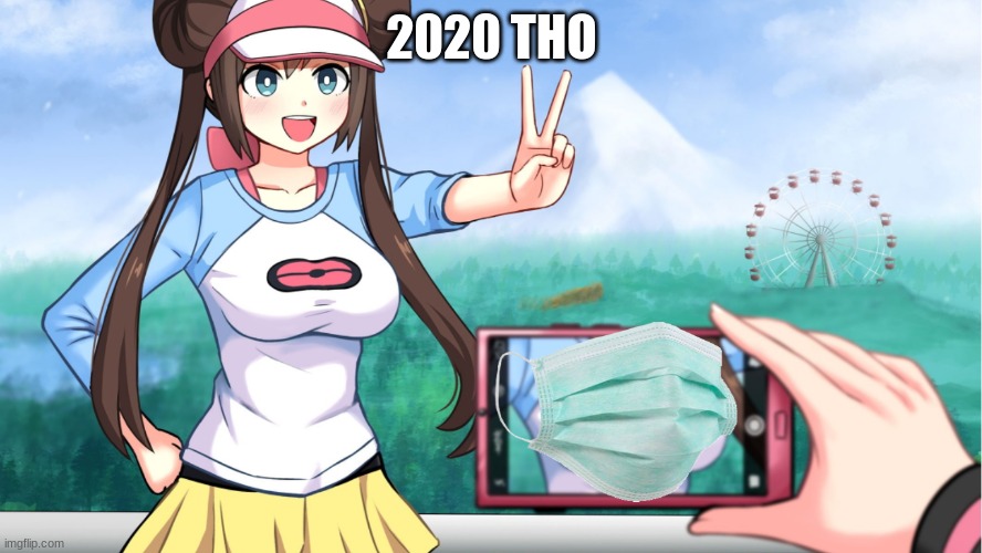 LOOK AT THOSE JUICY MASKS | 2020 THO | image tagged in anime boobs,mask | made w/ Imgflip meme maker