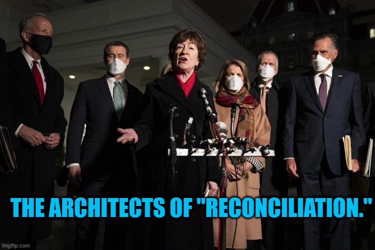 Classic "Bad Faith," Negotiators. | THE ARCHITECTS OF "RECONCILIATION." | image tagged in politics | made w/ Imgflip meme maker
