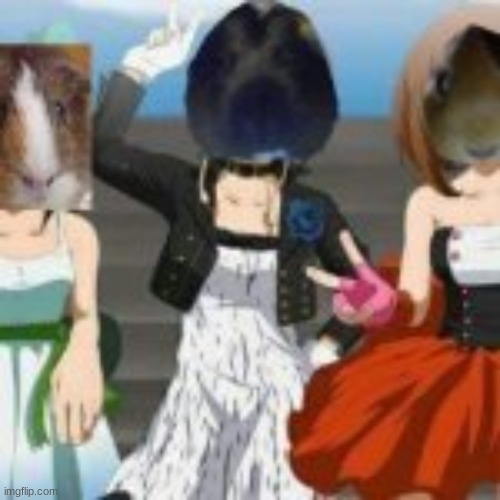 AAAAHH | image tagged in cring,guinea pig,anime | made w/ Imgflip meme maker