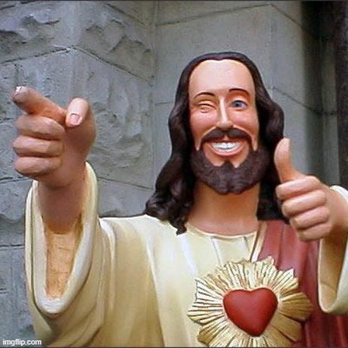 i was cool untill i found this | image tagged in memes,buddy christ | made w/ Imgflip meme maker