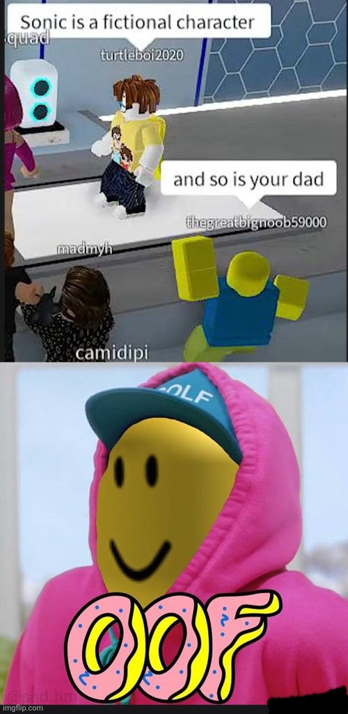 That's gotta hurt | image tagged in roblox oof,memes,fun | made w/ Imgflip meme maker
