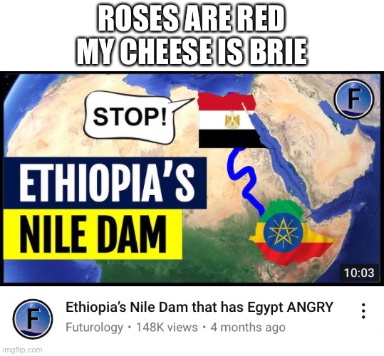 lel | ROSES ARE RED
MY CHEESE IS BRIE | image tagged in memes,funny,poetry,youtube,oh okay | made w/ Imgflip meme maker