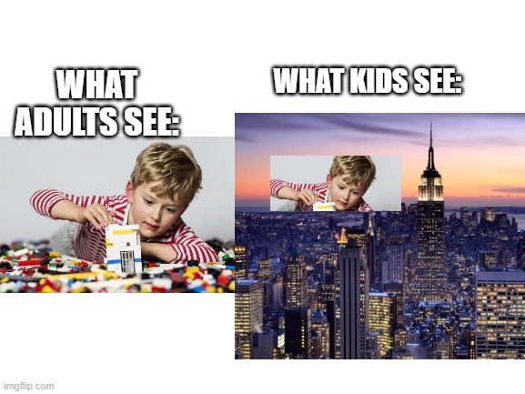 L E G O  C I T Y | WHAT KIDS SEE:; WHAT ADULTS SEE: | image tagged in l e g o c i t y h o r r a y | made w/ Imgflip meme maker