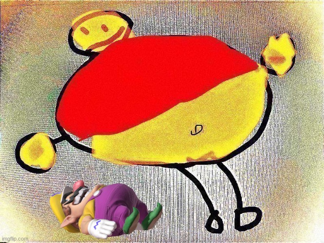 Wario gets sat on by Hank.mp3 | image tagged in wario,hank | made w/ Imgflip meme maker