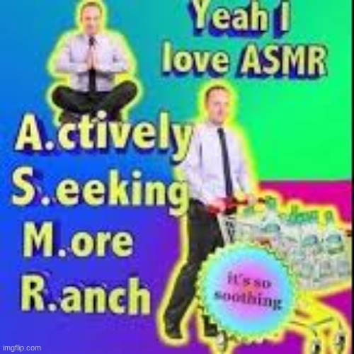 What are your opinions on ASMR? please be nice | made w/ Imgflip meme maker
