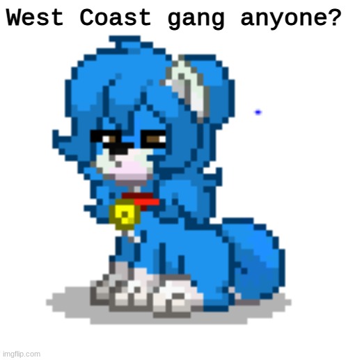 ponytown cloud | West Coast gang anyone? | image tagged in ponytown cloud | made w/ Imgflip meme maker