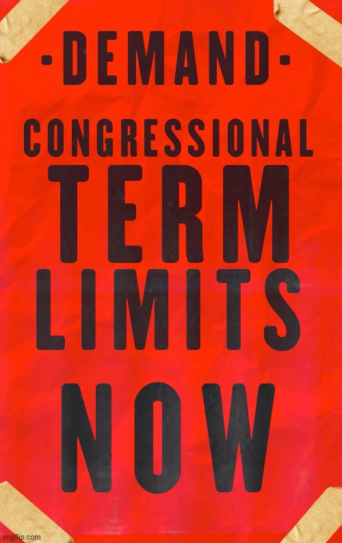 Demand Congressional Term Limits NOW | image tagged in term limits,congressional term limits,congress,nancy pelosi,mitch mcconnell | made w/ Imgflip meme maker