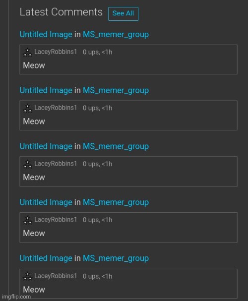 Meow | image tagged in help i'm broken | made w/ Imgflip meme maker