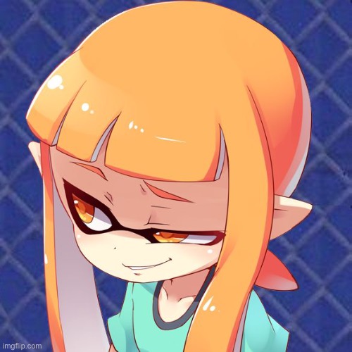 Smug Inkling | image tagged in smug inkling | made w/ Imgflip meme maker