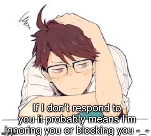 There’s like 5 of you | If I don’t respond to you it probably means I’m ignoring you or blocking you -_- | made w/ Imgflip meme maker