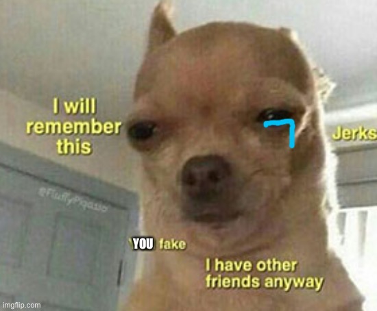 ✨U hurt mah feelings✨ | YOU | image tagged in u hurt mah feelings | made w/ Imgflip meme maker