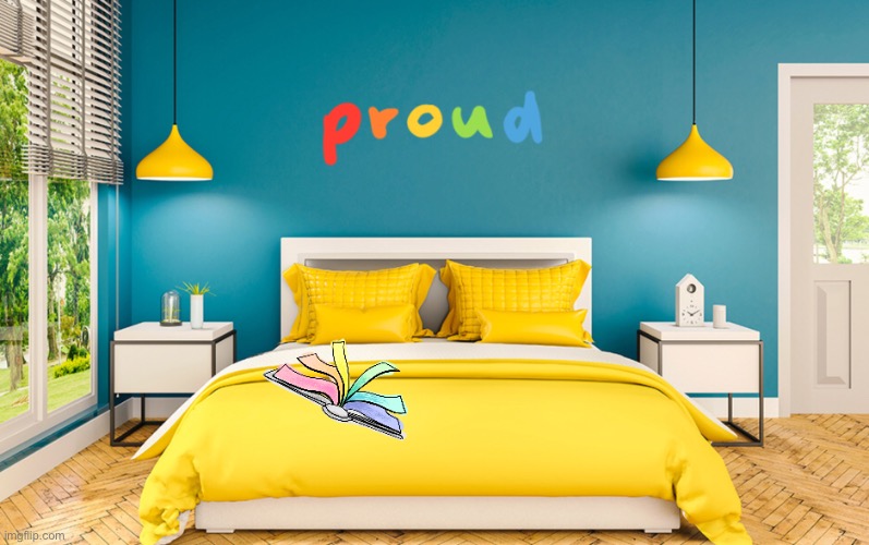 Your_Friend_YETIS‘s Yellow and Pride themed room | made w/ Imgflip meme maker