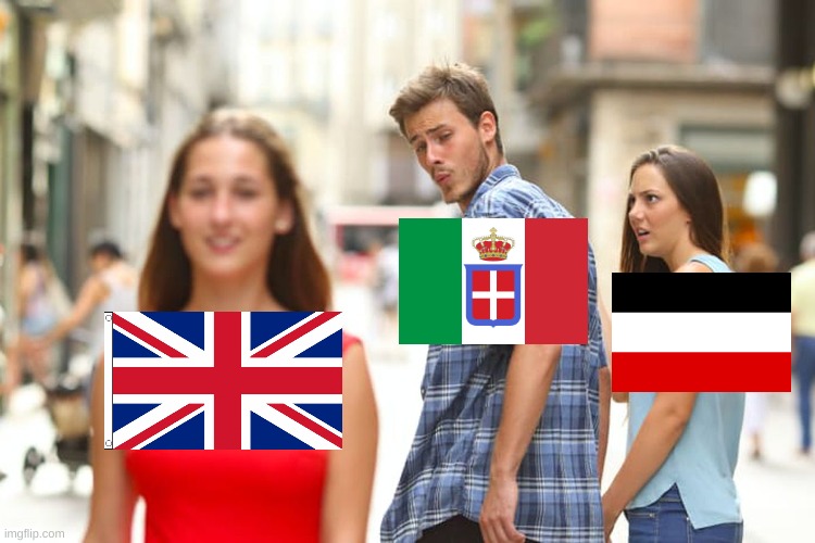World war 2 be like.. | image tagged in memes,distracted boyfriend | made w/ Imgflip meme maker